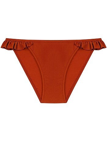 Tuva bas de bikini à volants sur le côté penti