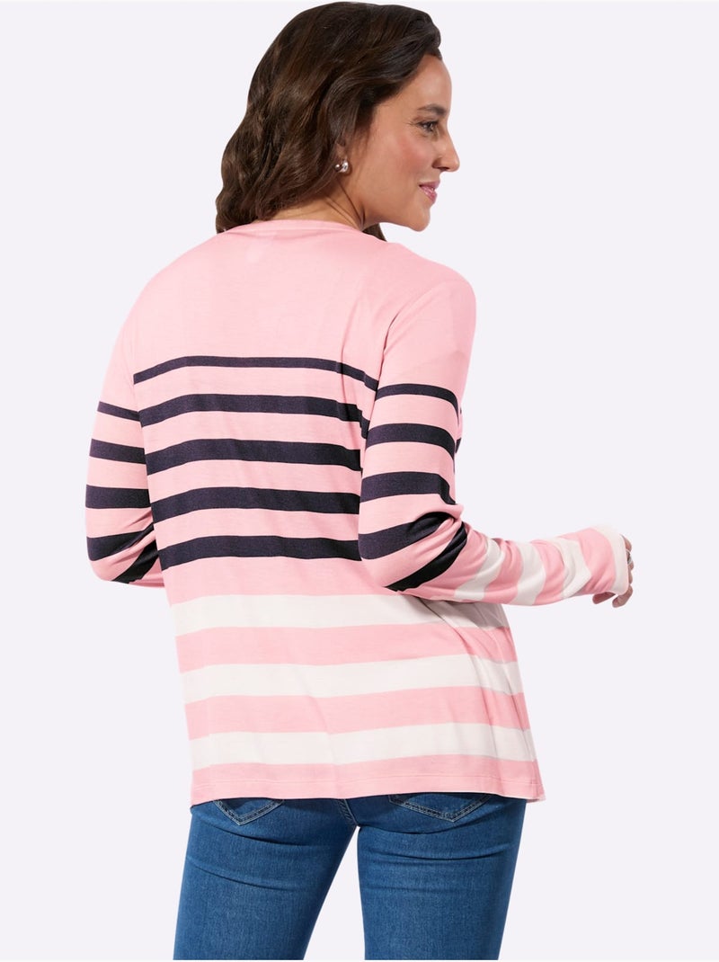 Twinset 95% Viscose - Taille Standard - Witt Rose - Kiabi