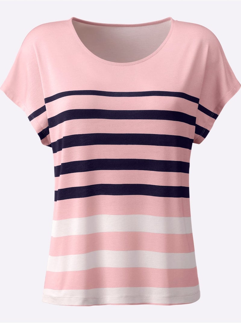 Twinset 95% Viscose - Taille Standard - Witt Rose - Kiabi