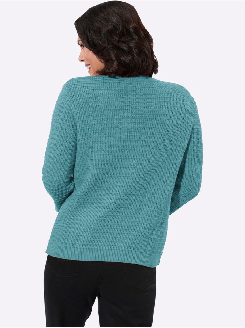 Twinset Pur Coton - Taille Standard - Witt Bleu encre - Kiabi