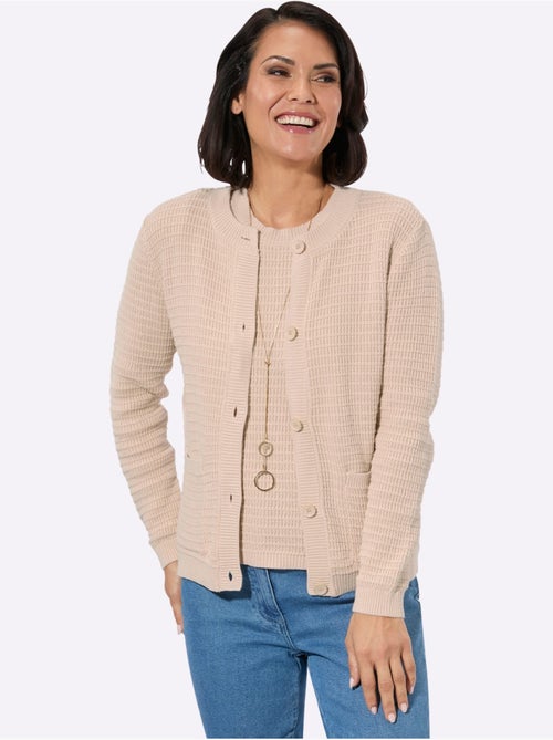 Twinset Pur Coton - Taille Standard - Witt - Kiabi Twinset Pur Coton - Taille Standard - Witt - Kiabi