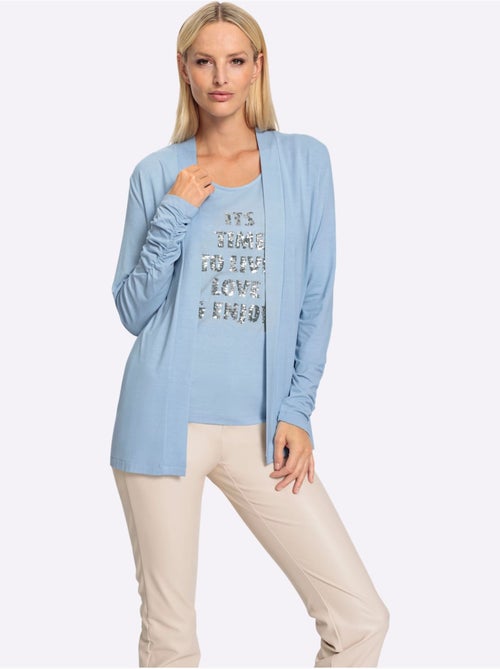 Twinset Viscose Douce Et Fluide - Taille Standard - helline - Kiabi