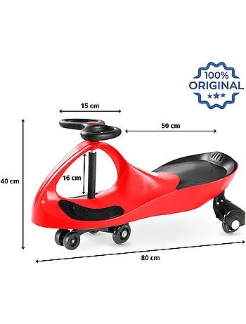 TwistCar – Voiture Enfant sans Pédales à Propulsion par Volant, Véhicule Ludique dès 3 ans