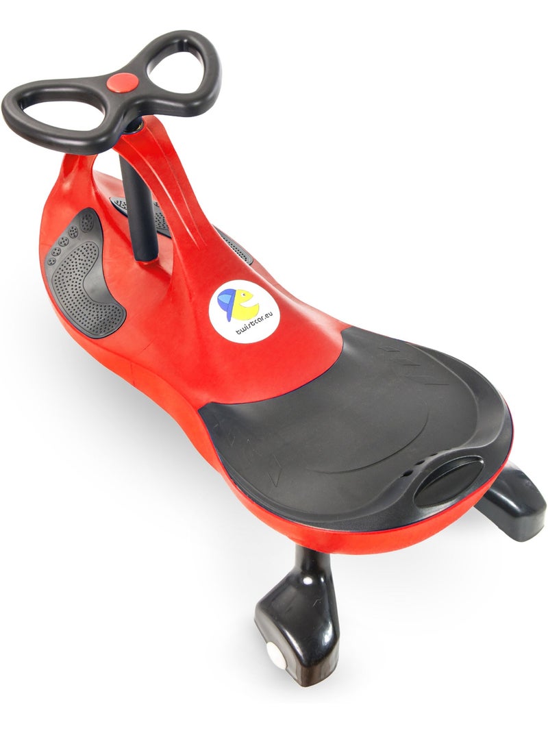 TwistCar - Véhicule Enfant sans Moteur avec Propulsion au Volant Rouge - Kiabi
