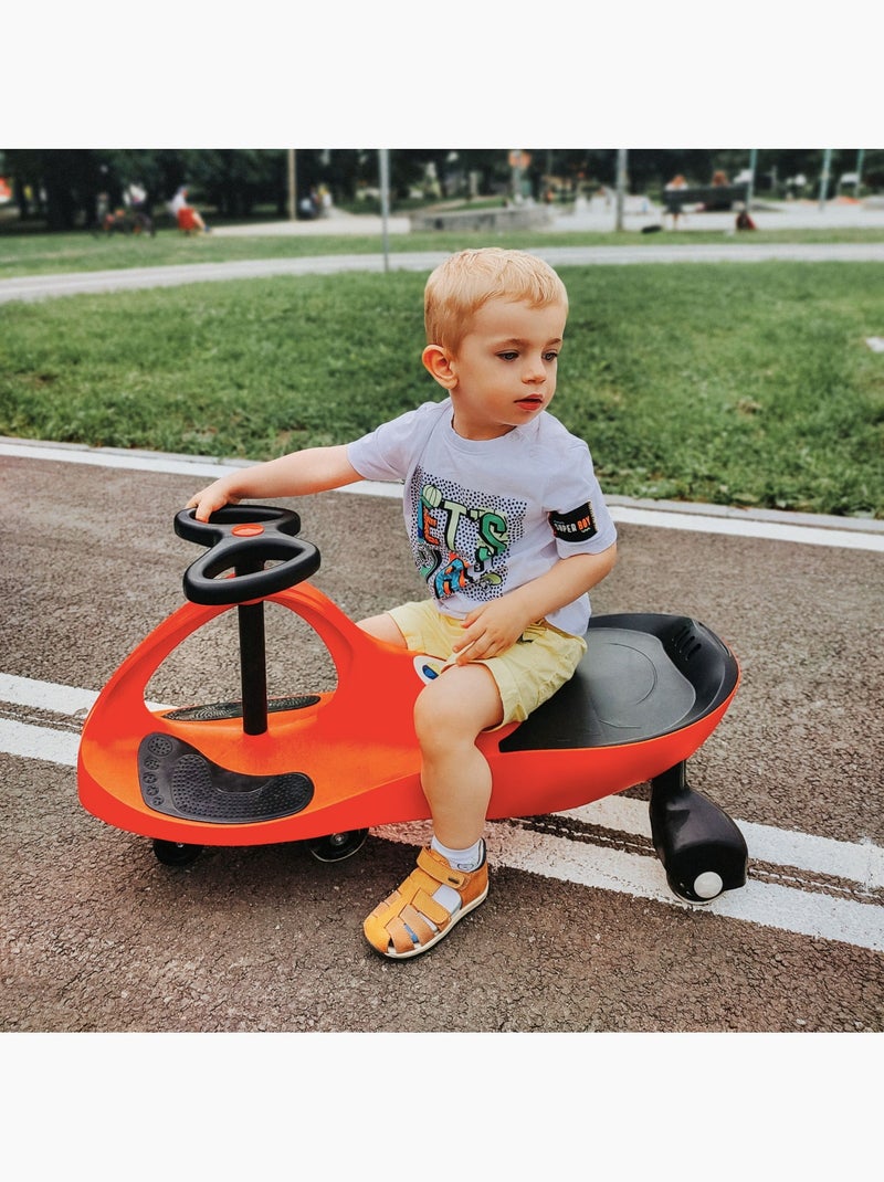 TwistCar - Véhicule Enfant sans Moteur avec Propulsion au Volant Rouge - Kiabi