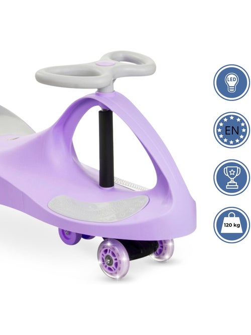 Twistcar pastelove - véhicule enfant sans pédales avec roues lumineuses - Kiabi Twistcar pastelove - véhicule enfant sans pédales avec roues lumineuses - Kiabi