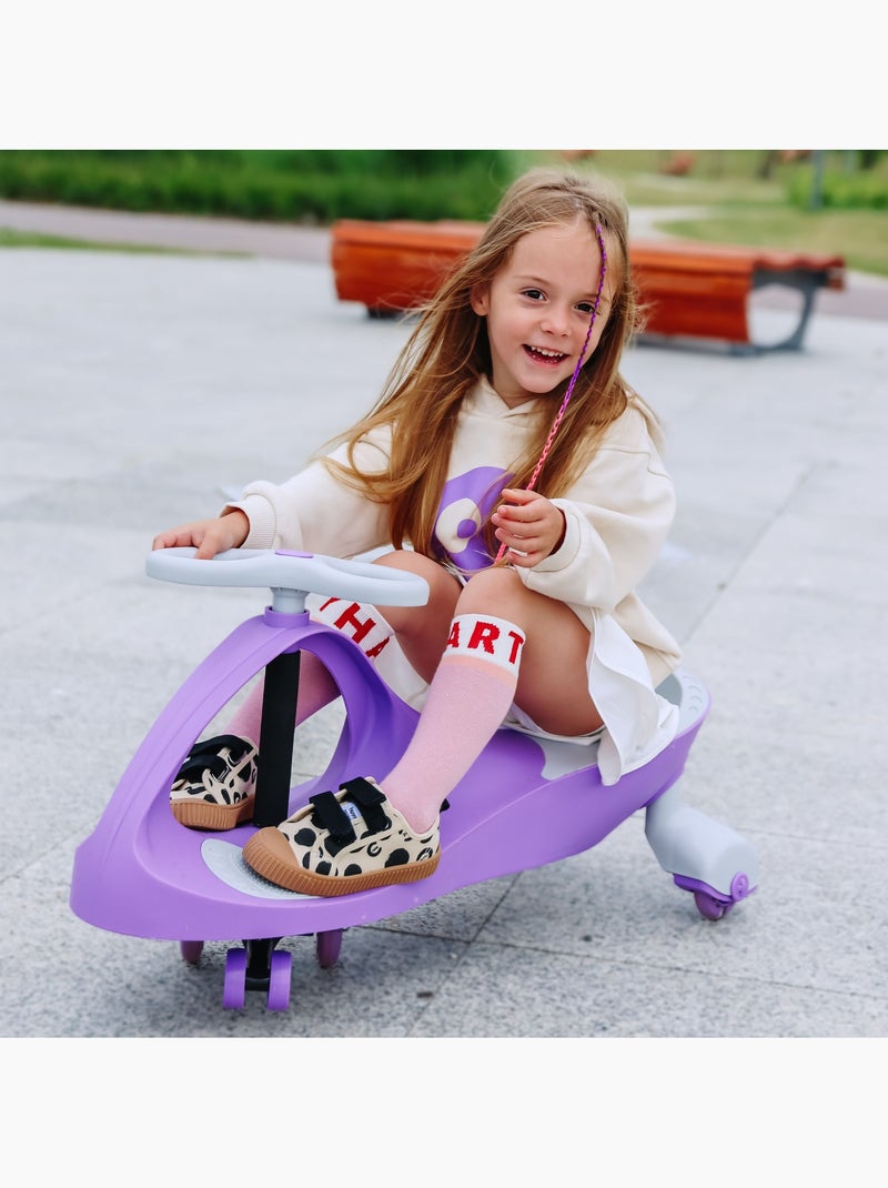 Twistcar pastelove - véhicule enfant sans pédales avec roues lumineuses Violet - Kiabi