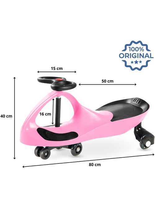 Twistcar – voiture enfant sans pédales à propulsion par volant, véhicule ludique dès 3 ans - Kiabi Twistcar – voiture enfant sans pédales à propulsion par volant, véhicule ludique dès 3 ans - Kiabi