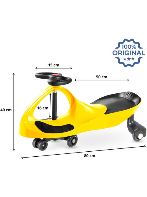 Twistcar voiture enfant sans pédales avec propulsion par volant - Kiabi Twistcar voiture enfant sans pédales avec propulsion par volant - Kiabi