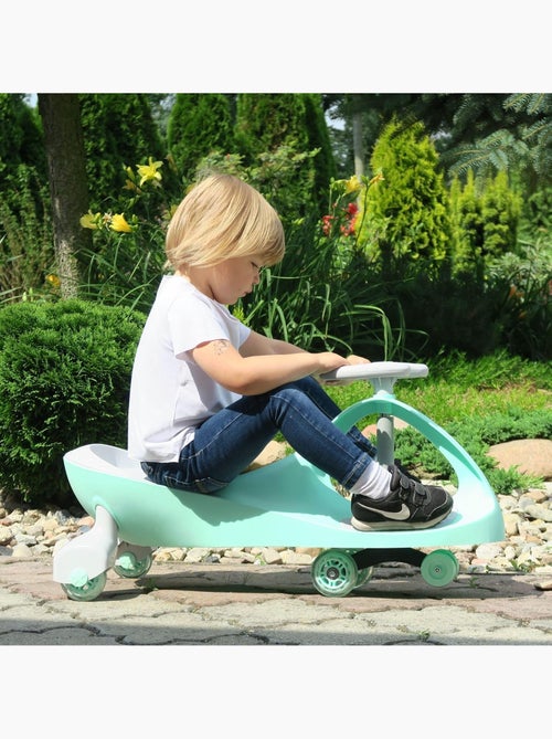 TwistCar voiture enfant sans pédales mouvement par torsion 3+ ans 120kg - Kiabi TwistCar voiture enfant sans pédales mouvement par torsion 3+ ans 120kg - Kiabi