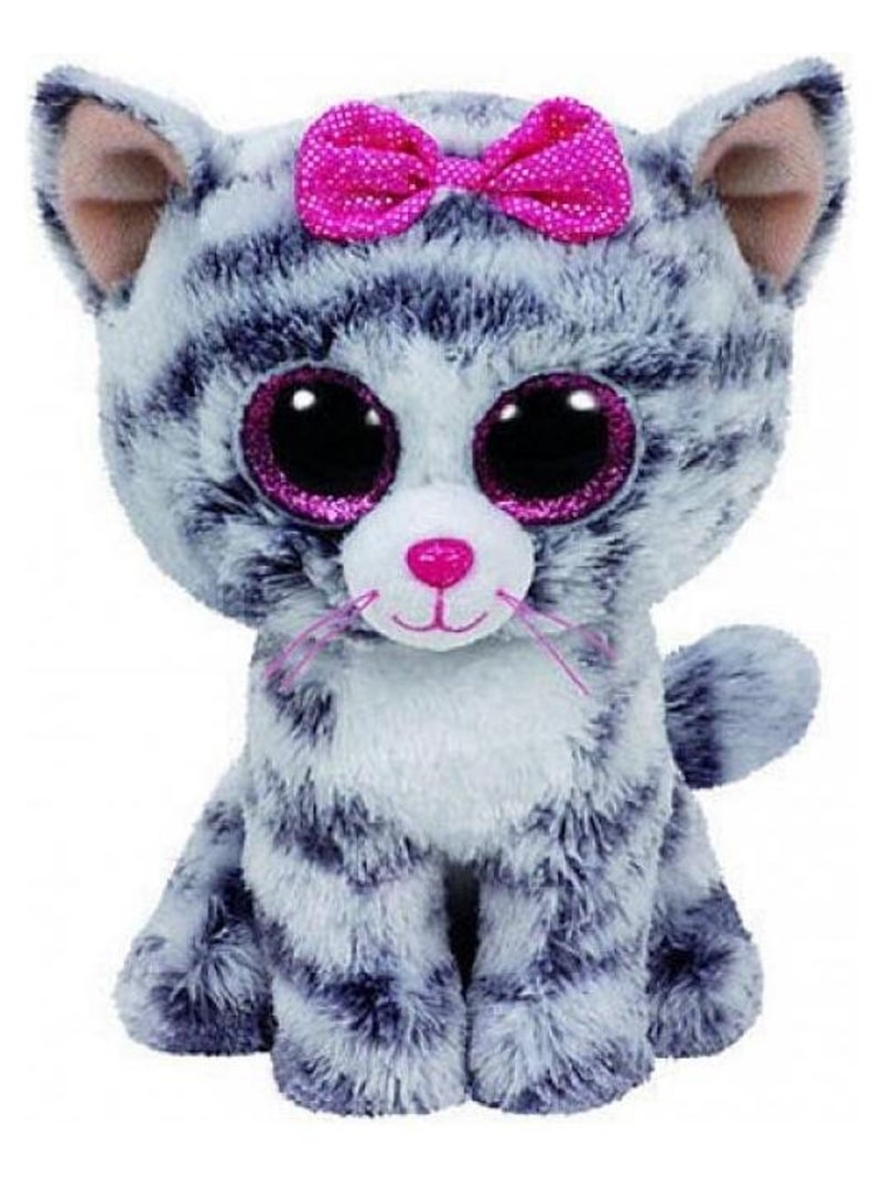 'ty' Beanie Boos Medium Kiki Le Chat Rose - Kiabi