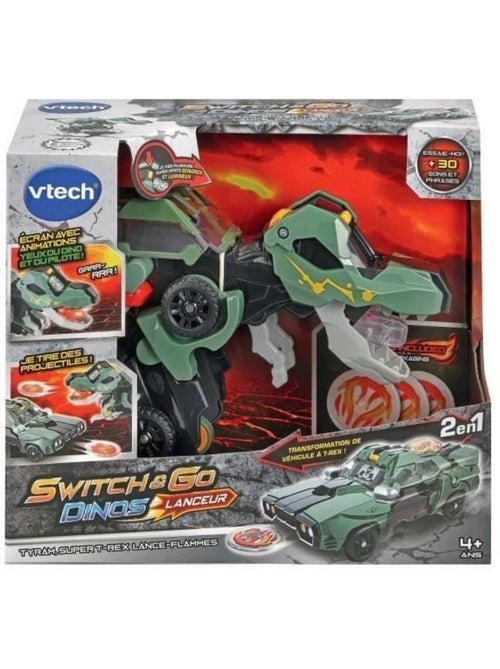 Tyram T-rex Lance Flammes - Vtech - Kiabi Tyram T-rex Lance Flammes - Vtech - Kiabi