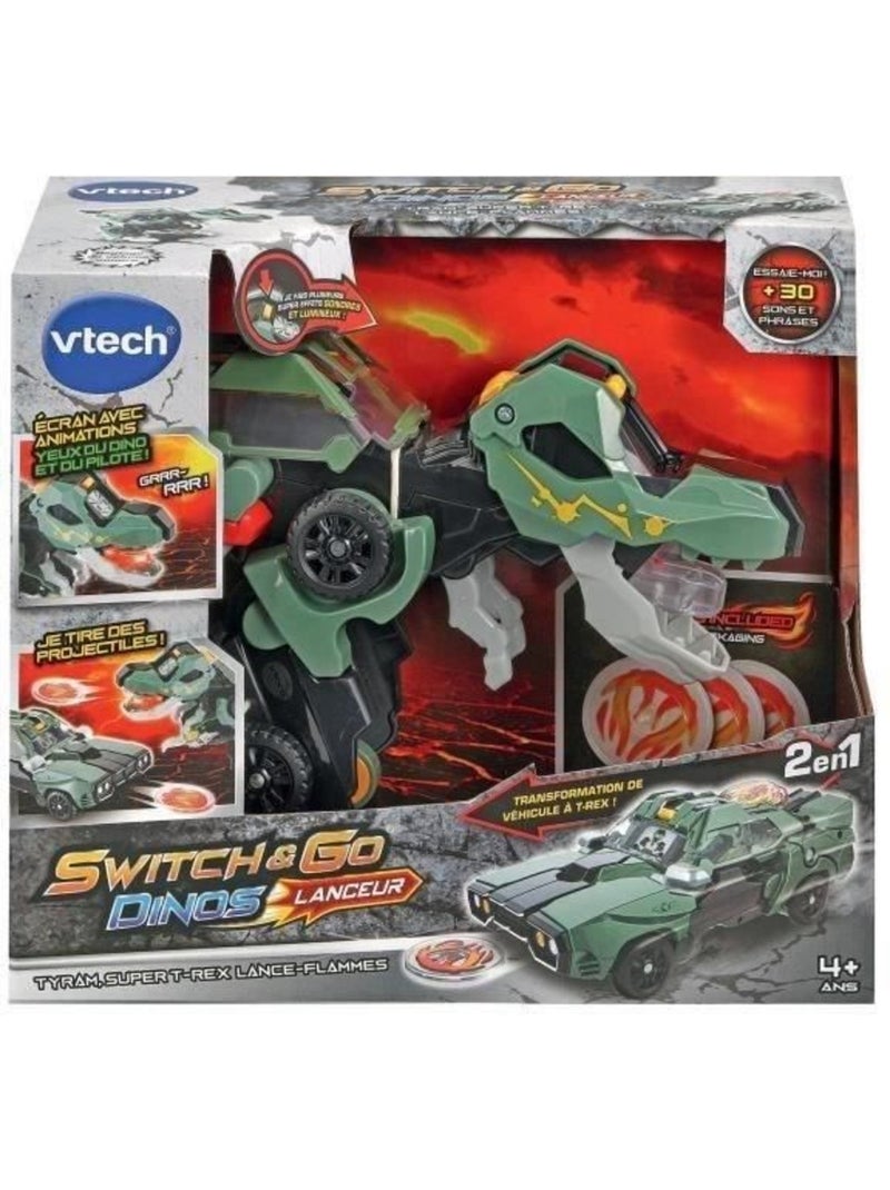 Tyram T-rex Lance Flammes - Vtech Multicolore - Kiabi