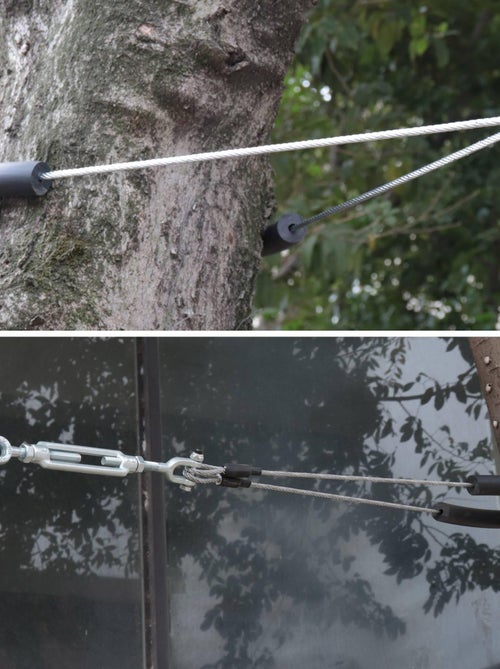 Tyrolienne enfants avec balançoire disque 30m Alizé - Kiabi