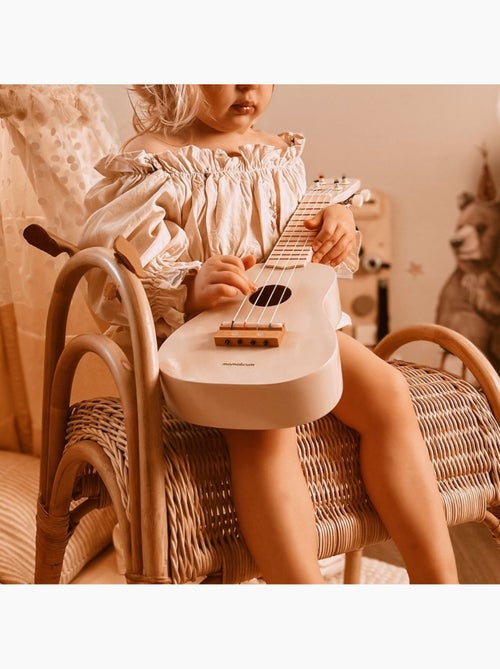Ukulele bois enfant guitare 4 cordes 52cm jouet musical mamabrum - Kiabi