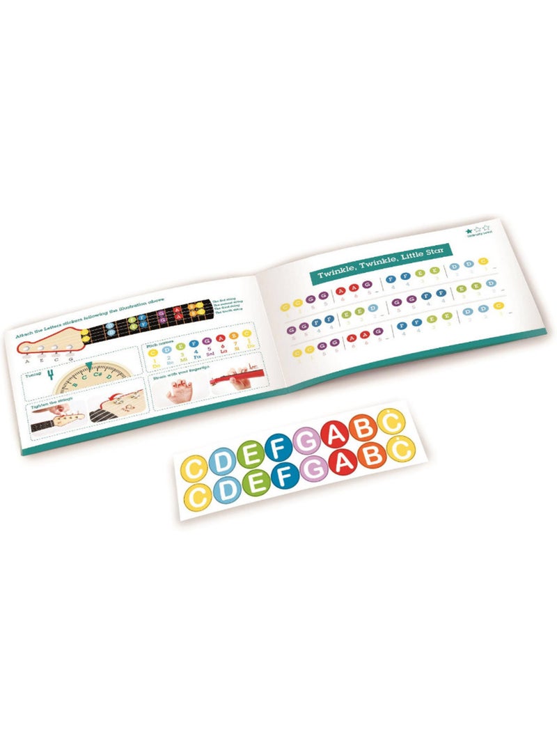 Ukulélé électrique apprentissage interactif Rouge - Kiabi