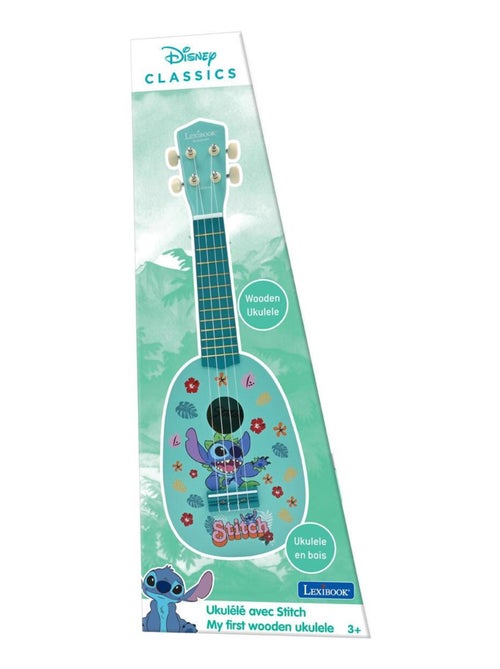 Ukulele Stitch en bois avec cordes en nylon - Kiabi Ukulele Stitch en bois avec cordes en nylon - Kiabi