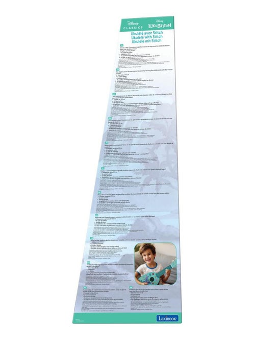 Ukulele Stitch en bois avec cordes en nylon - Kiabi Ukulele Stitch en bois avec cordes en nylon - Kiabi