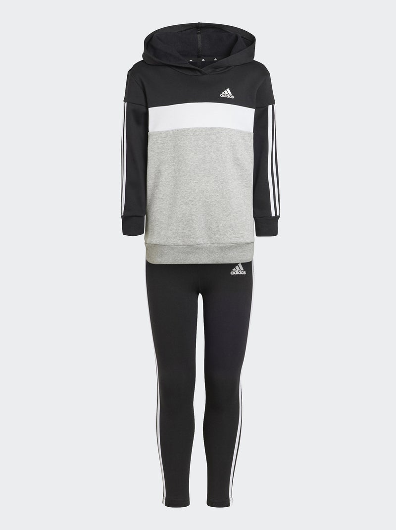 Un ensemble sweat + pantalon 'adidas' - 2 pièces Gris/noir/blanc - Kiabi