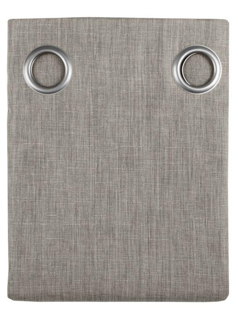 Un rideau tamisant Bea chiné Beige - Kiabi