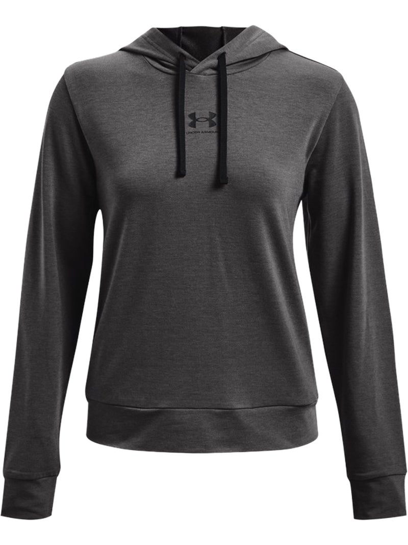 Under Armour - Sweat à capuche RIVAL TERRY Noir Gris - Kiabi