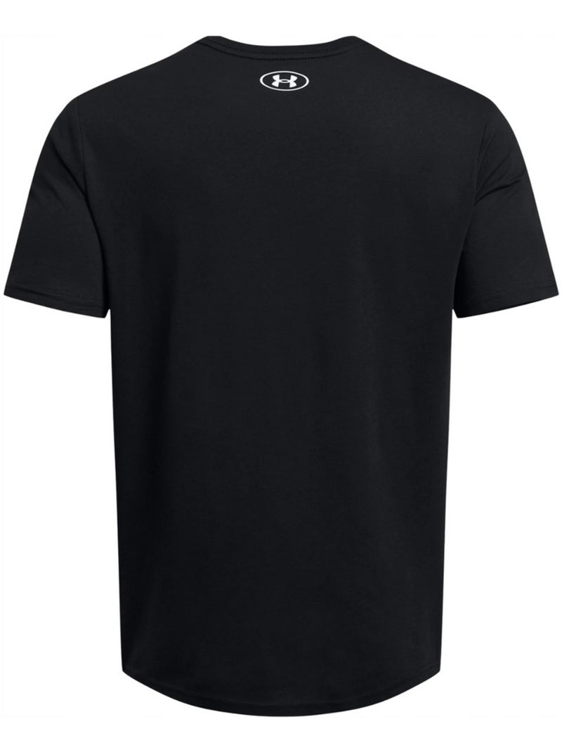 Under Armour - T-shirt manches courtes FOUNDATION Noir - Kiabi