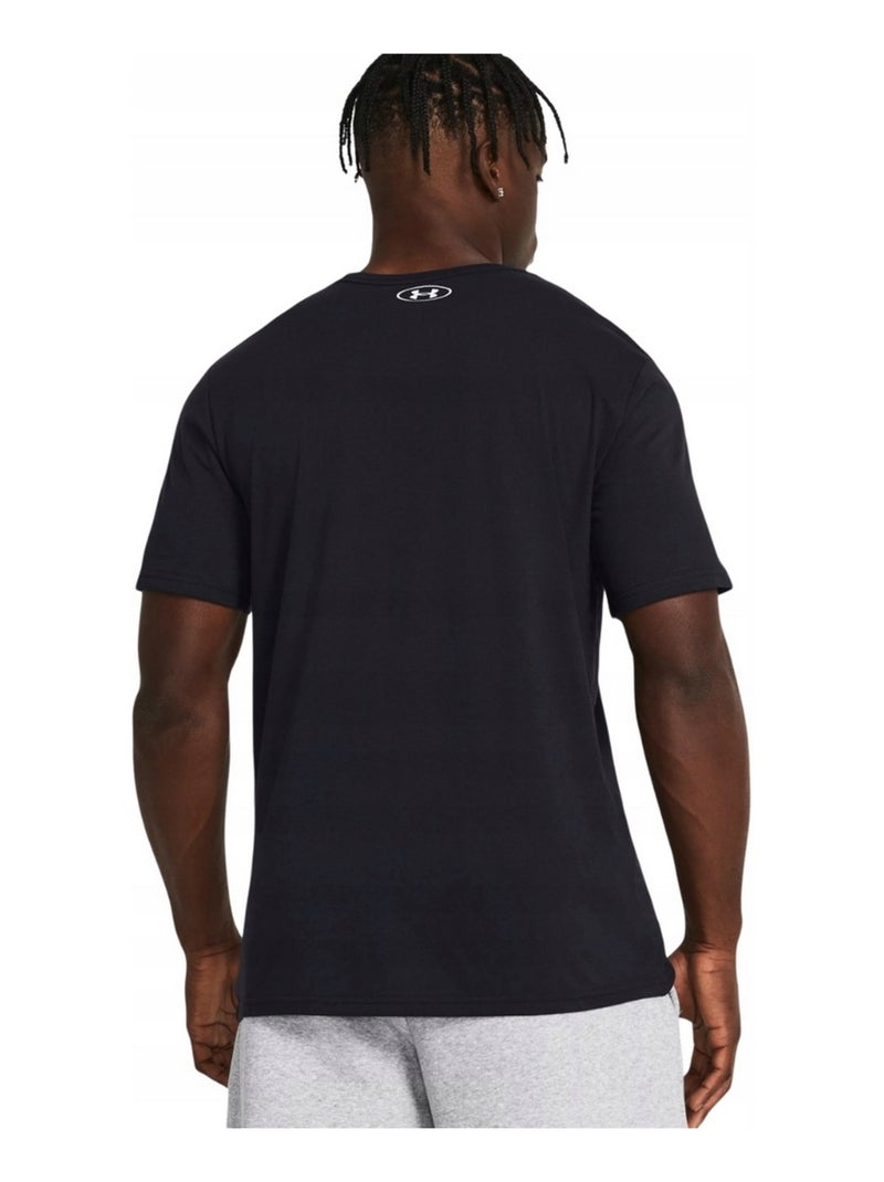 Under Armour - T-shirt manches courtes FOUNDATION Noir - Kiabi
