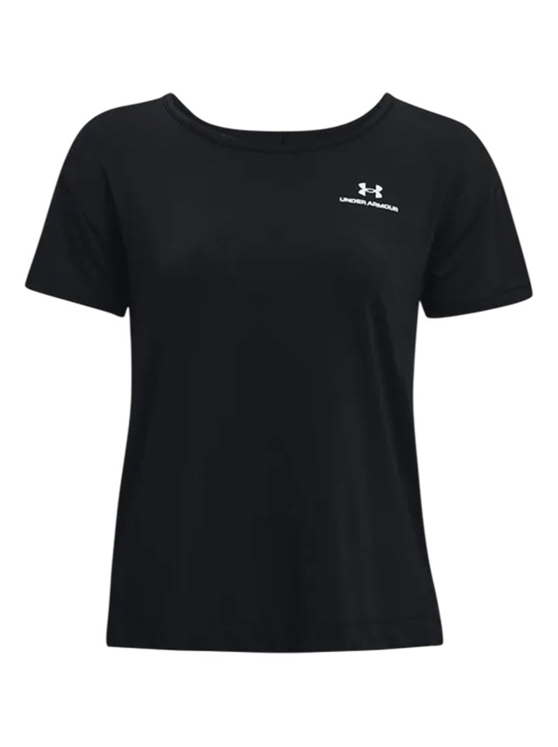 Under Armour - T-shirt manches courtes RUSH ENERGY CORE Noir - Kiabi