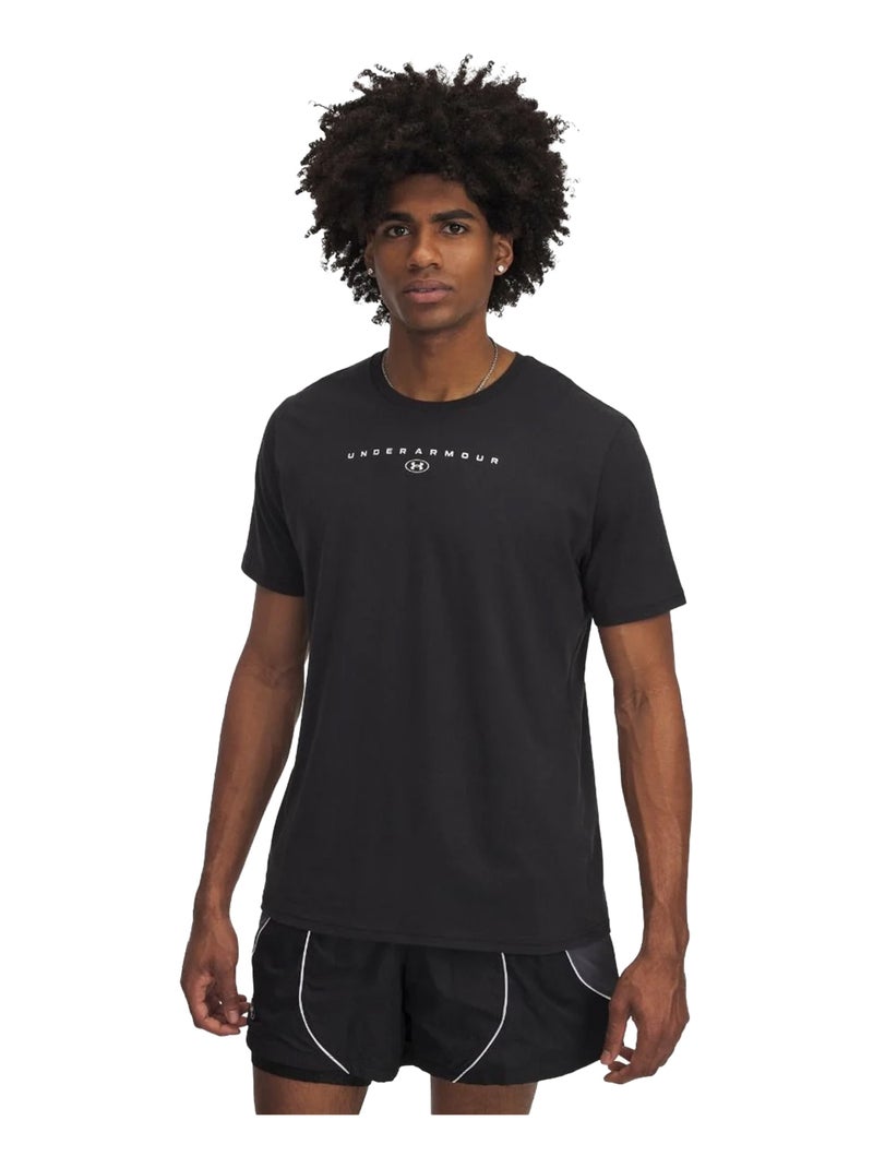 Under Armour - T-shirt manches courtes style Logo empilé Noir - Kiabi