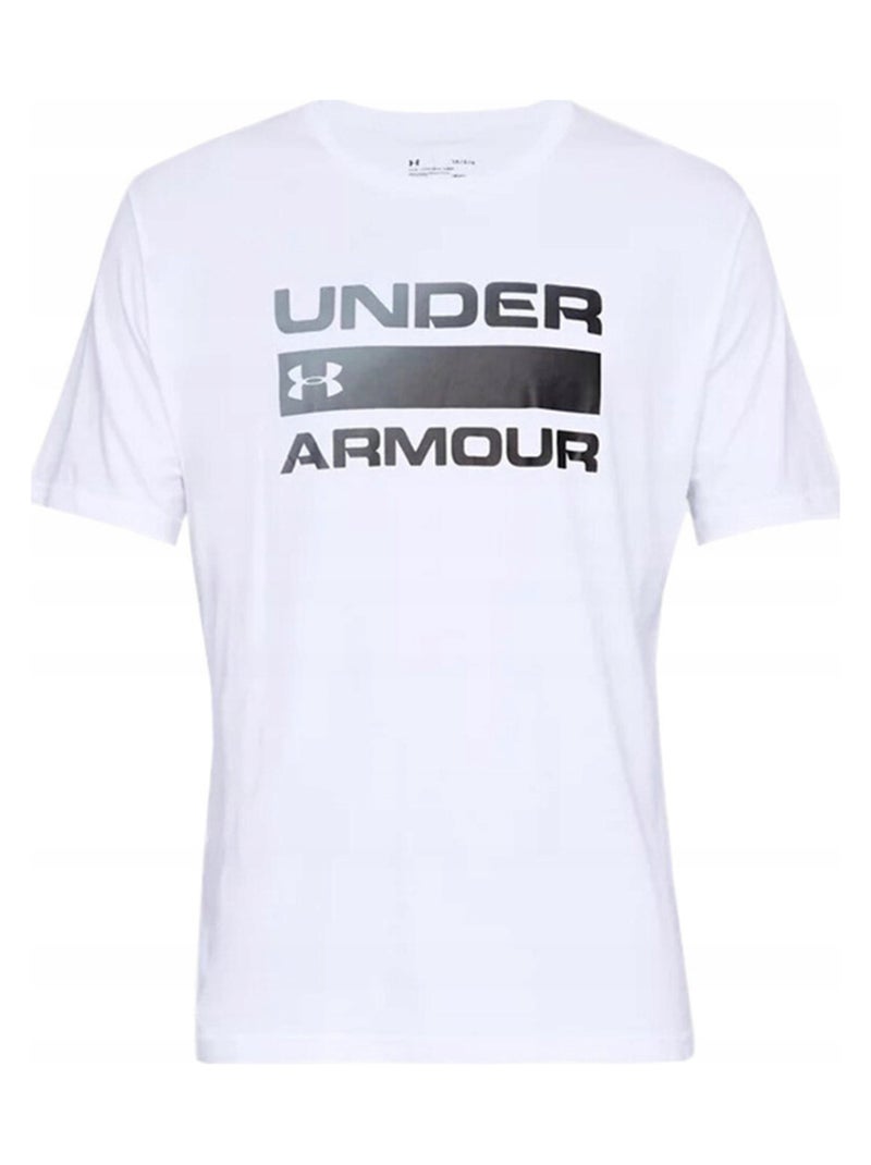 Under Armour - T-shirt TEAM ISSUE WORDMARK Blanc - Kiabi