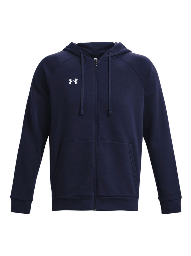 Under Armour - Veste à capuche RIVAL Bleu marine - Kiabi