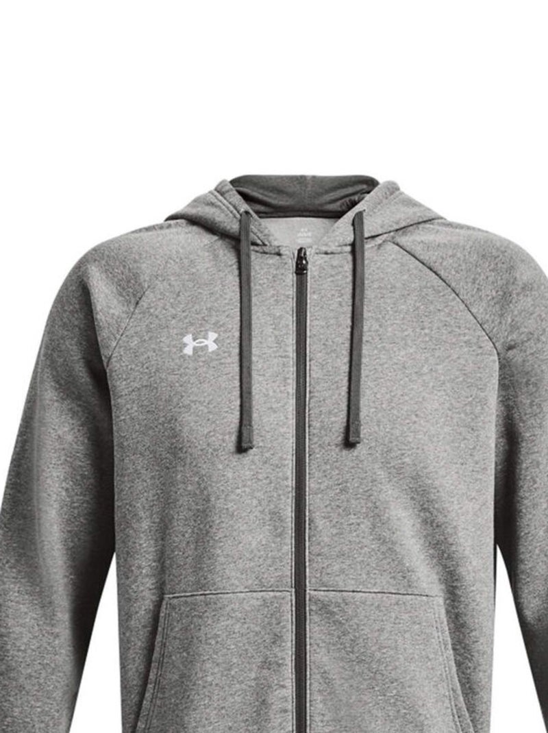 Under Armour - Veste à capuche RIVAL Gris Blanc - Kiabi