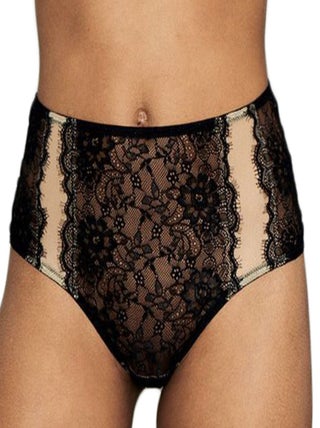 UnderProtection - Culotte hipster taille haute en dentelle recyclée Amy