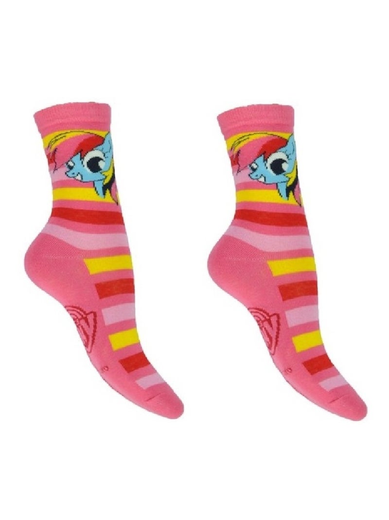 Une paire de chaussettes Mon petit poney Rose - Kiabi