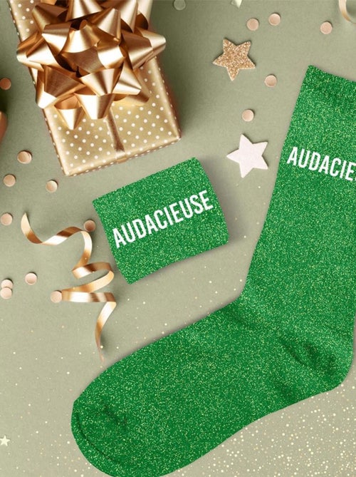 Une paire de chaussettes paillettes audacieuse - Kiabi