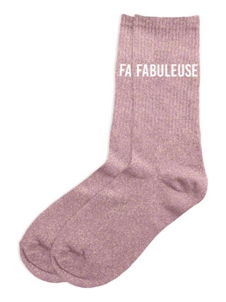 Une paire de chaussettes paillettes Fabuleuse