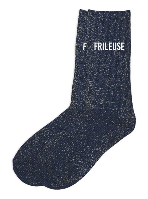Une paire de chaussettes paillettes frileuse - Kiabi