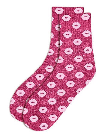 Une paire de chaussettes paillettes princesse