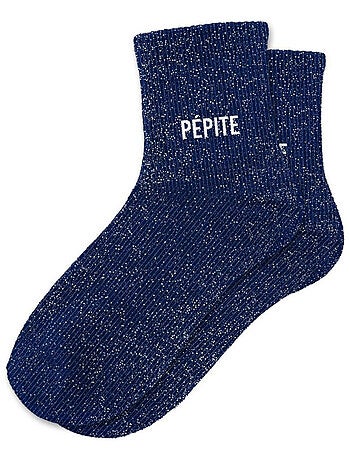Une paire de chaussettes paillettes princesse