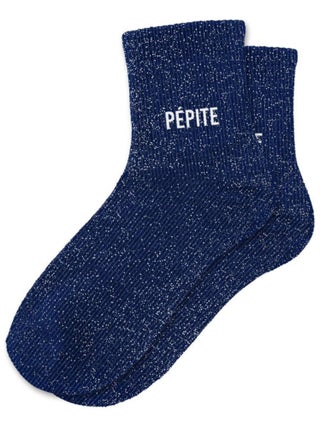 Une paire de chaussettes paillettes Pépite