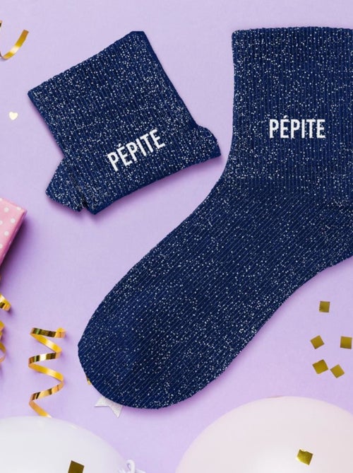 Une paire de chaussettes paillettes Pépite - Kiabi