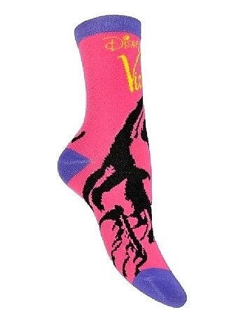 Une paire de chaussettes Violetta chanteuse