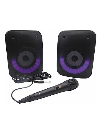 Une paire d'Enceintes Stereo Puissantes Bluetooth iParty
