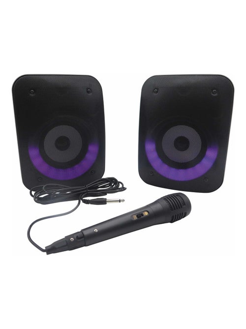Une paire d'Enceintes Stereo Puissantes Bluetooth  iParty - Kiabi