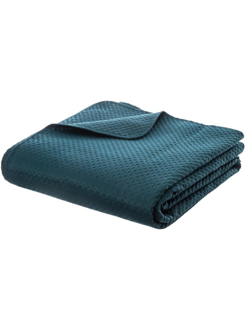Uni - atmosphera - 100% polyester Bleu canard - Kiabi