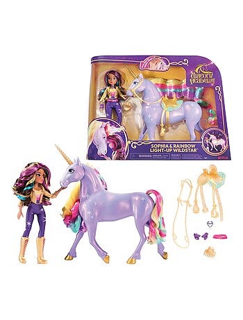 Unicorn Academy - Figurine Sophia et la magie de la lumière Wildstar