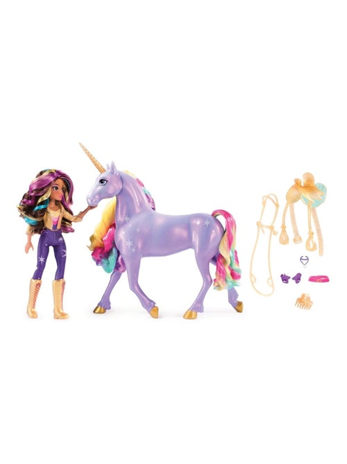 Unicorn Academy - Figurine Sophia et la magie de la lumière Wildstar - Kiabi
