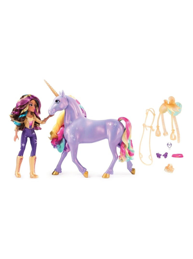 Unicorn Academy - Figurine Sophia et la magie de la lumière Wildstar Multicolore - Kiabi