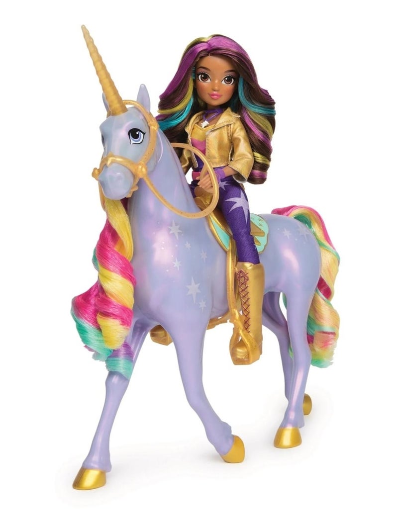 Unicorn Academy - Figurine Sophia et la magie de la lumière Wildstar Multicolore - Kiabi
