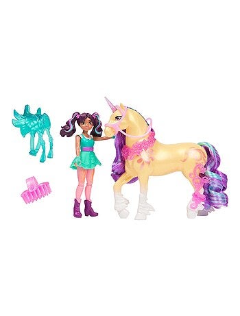 Unicorn Academy - L'ecole des licornes - Licorne Leaf + Poupée Ava